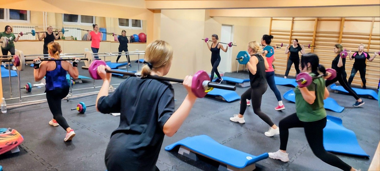 Trening na sali fitness